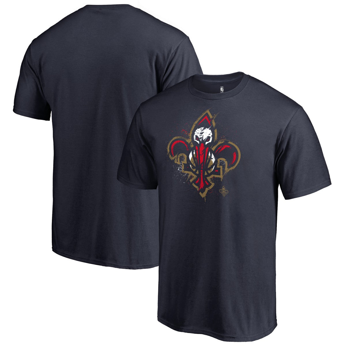 New Orleans Pelicans Splatter Logo T-Shirt Online