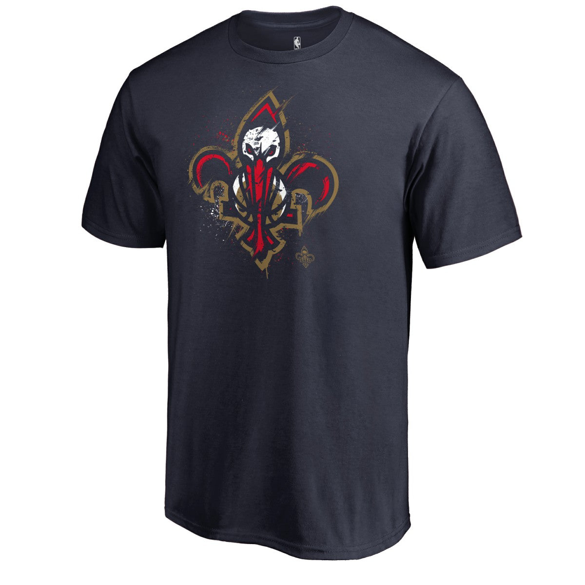 New Orleans Pelicans Splatter Logo T-Shirt Online