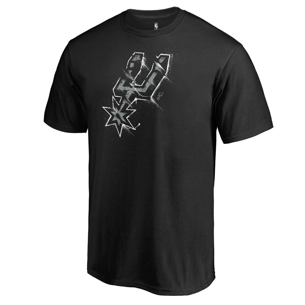 San Antonio Spurs Splatter Logo T-Shirt For Sale