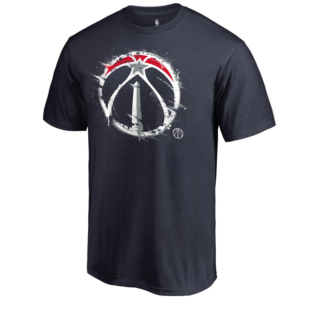 Washington Wizards Splatter Logo T-Shirt Discount