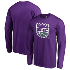 Sacramento Kings Splatter Logo Long Sleeve T-Shirt Outlet