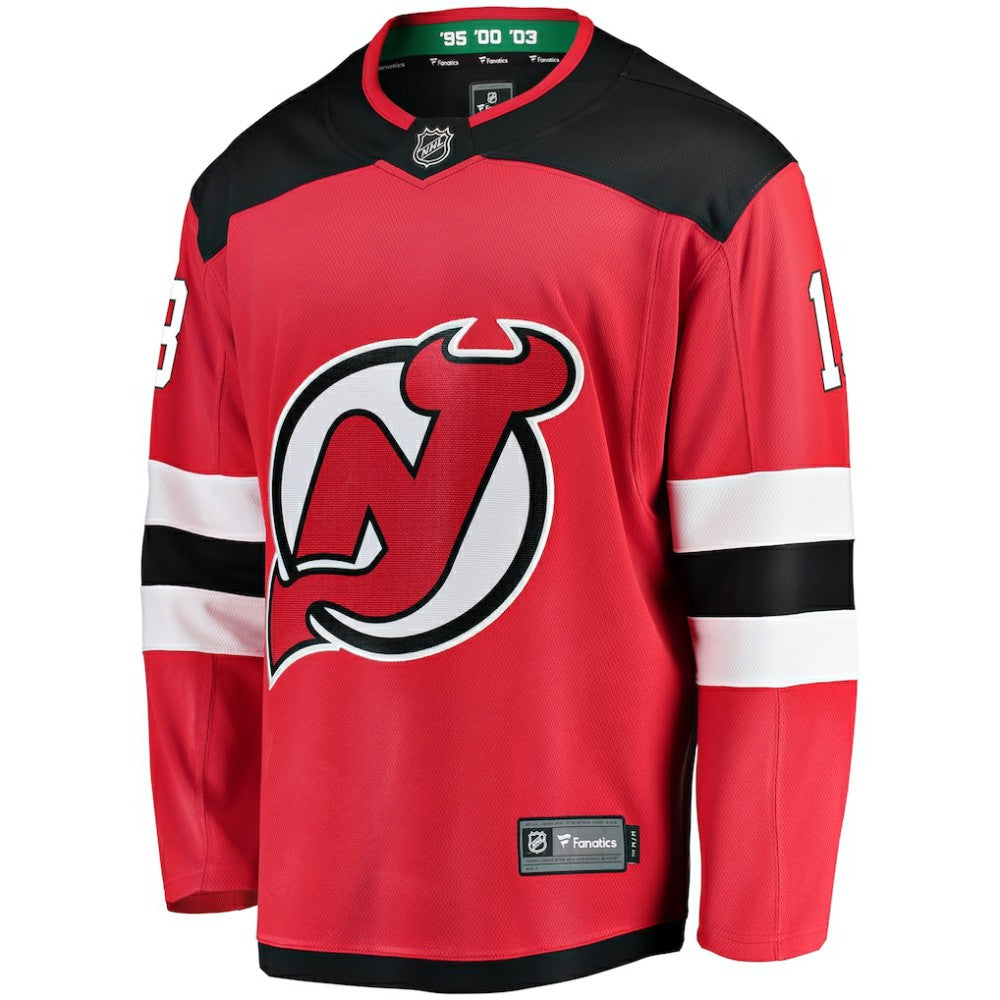 Nico Hischier New Jersey Devils Fanatics Youth Home Breakaway Player Jersey Sale