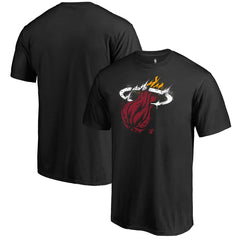 Miami Heat Splatter Logo T-Shirt Outlet