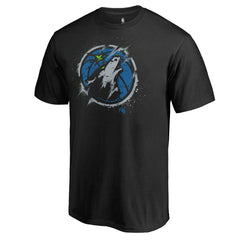 Minnesota Timberwolves Splatter Logo T-Shirt New