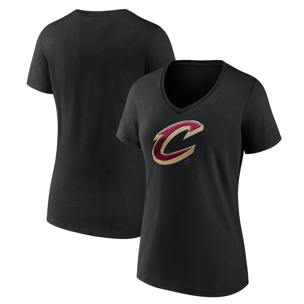 Cleveland Cavaliers Women's Midnight Mascot V-Neck T-Shirt sale New