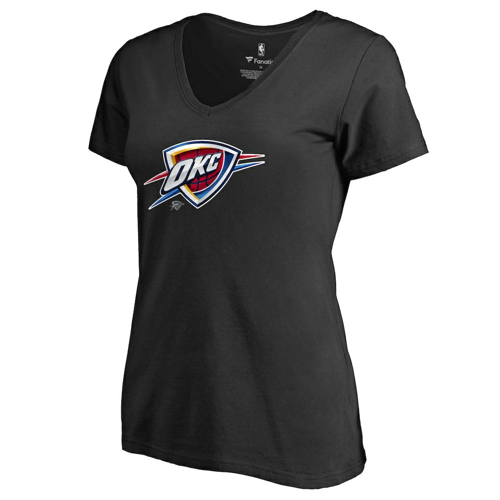 Oklahoma City Thunder Women's Midnight Mascot V-Neck T-Shirt Outlet
