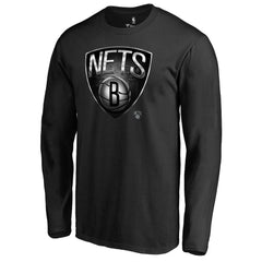 Brooklyn Nets Midnight Mascot Long Sleeve T-Shirt Online