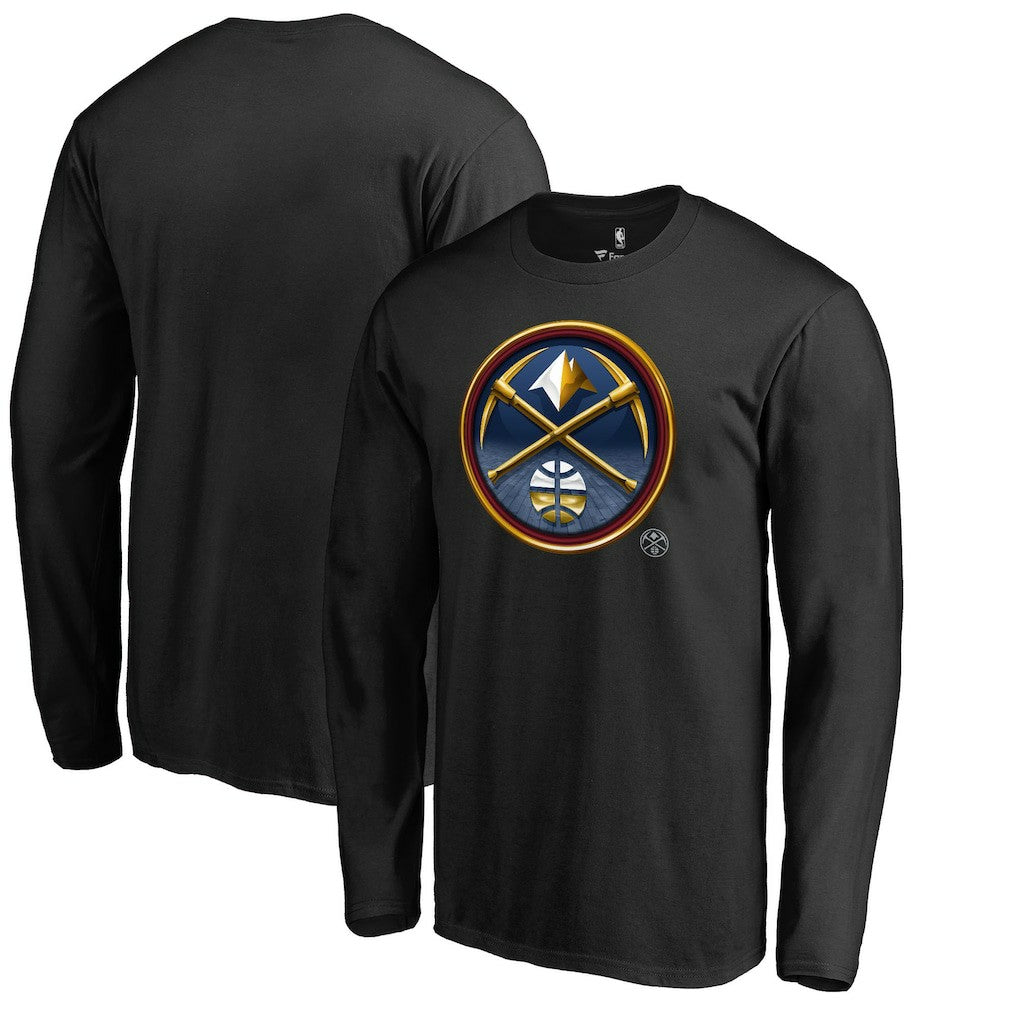 Denver Nuggets Midnight Mascot Long Sleeve T-Shirt sale On Sale