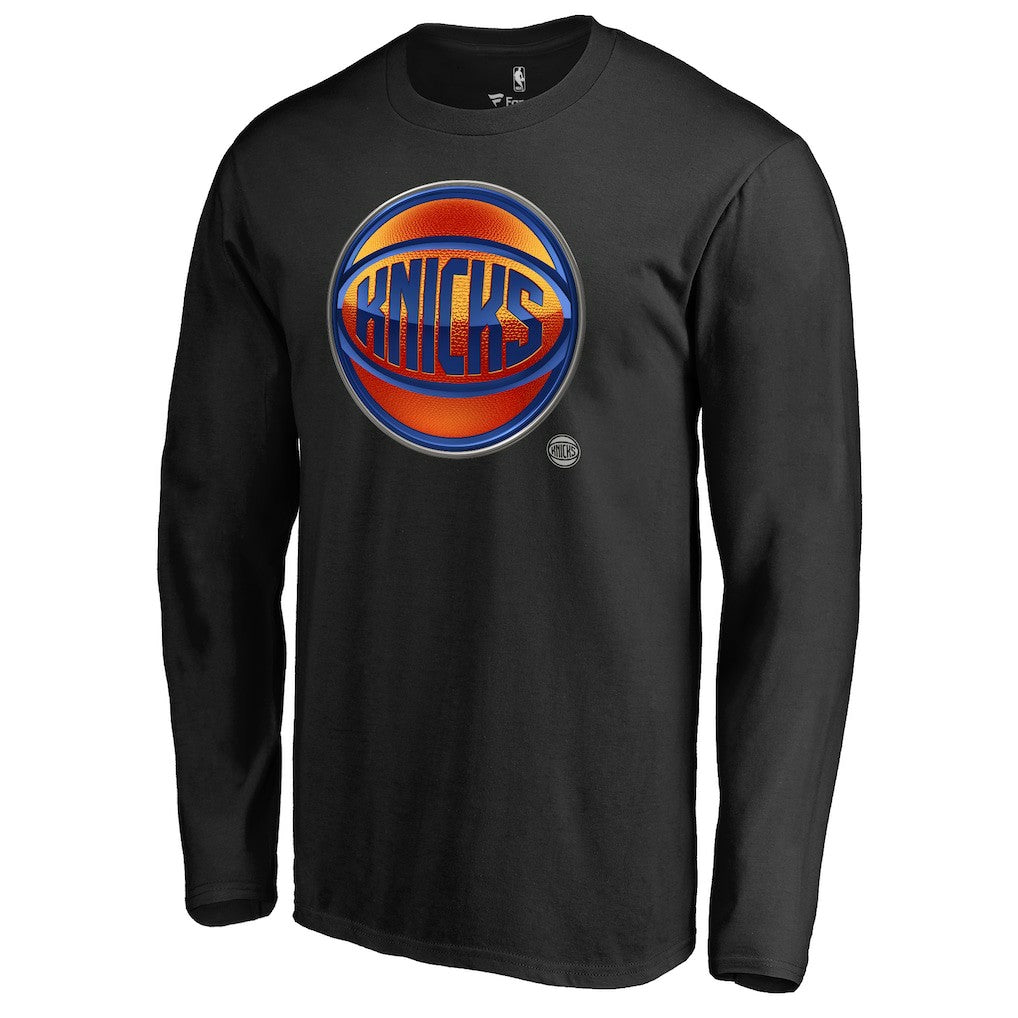 New York Knicks Midnight Mascot Long Sleeve T-Shirt On Sale