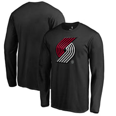 Portland Trail Blazers Midnight Mascot Long Sleeve T-Shirt Discount