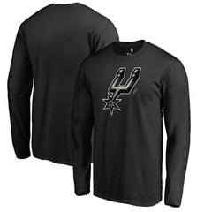 San Antonio Spurs Midnight Mascot Long Sleeve T-Shirt On Sale