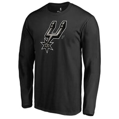 San Antonio Spurs Midnight Mascot Long Sleeve T-Shirt On Sale