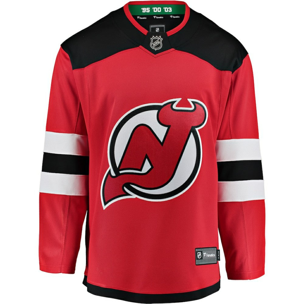 New Jersey Devils Fanatics Youth Breakaway Home Jersey Discount