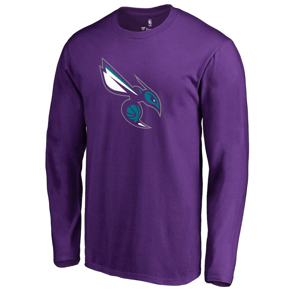 Charlotte Hornets Alternate Logo Long Sleeve T-Shirt On Sale