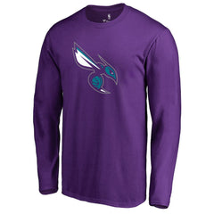 Charlotte Hornets Alternate Logo Long Sleeve T-Shirt On Sale