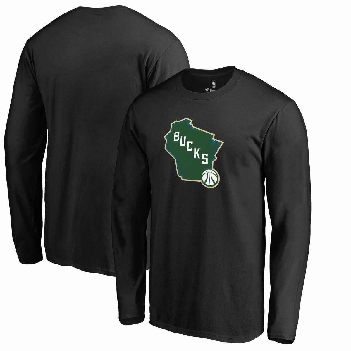 Milwaukee Bucks Alternate Logo Long Sleeve T-Shirt Discount