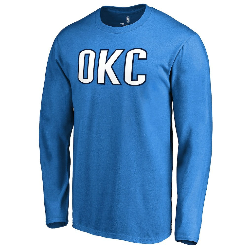 Oklahoma City Thunder Alternate Logo Long Sleeve T-Shirt Discount