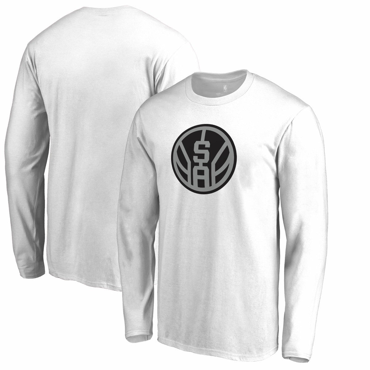 San Antonio Spurs Alternate Logo Long Sleeve T-Shirt New