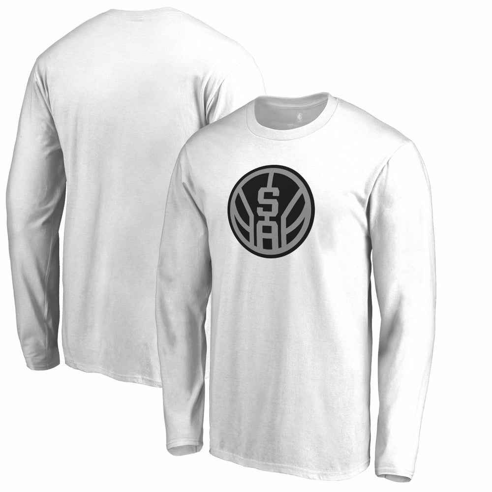 San Antonio Spurs Alternate Logo Long Sleeve T-Shirt New