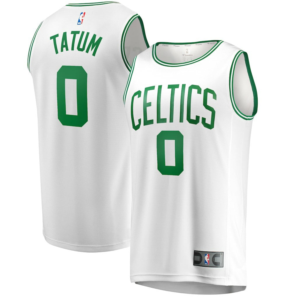 Jayson Tatum Boston Celtics Fast Break Replica Away Jersey White New