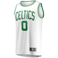 Jayson Tatum Boston Celtics Fast Break Replica Away Jersey White New