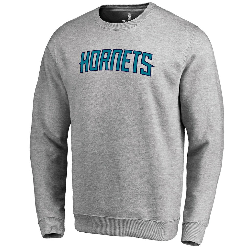 Charlotte Hornets Wordmark Pullover Sweatshirt New