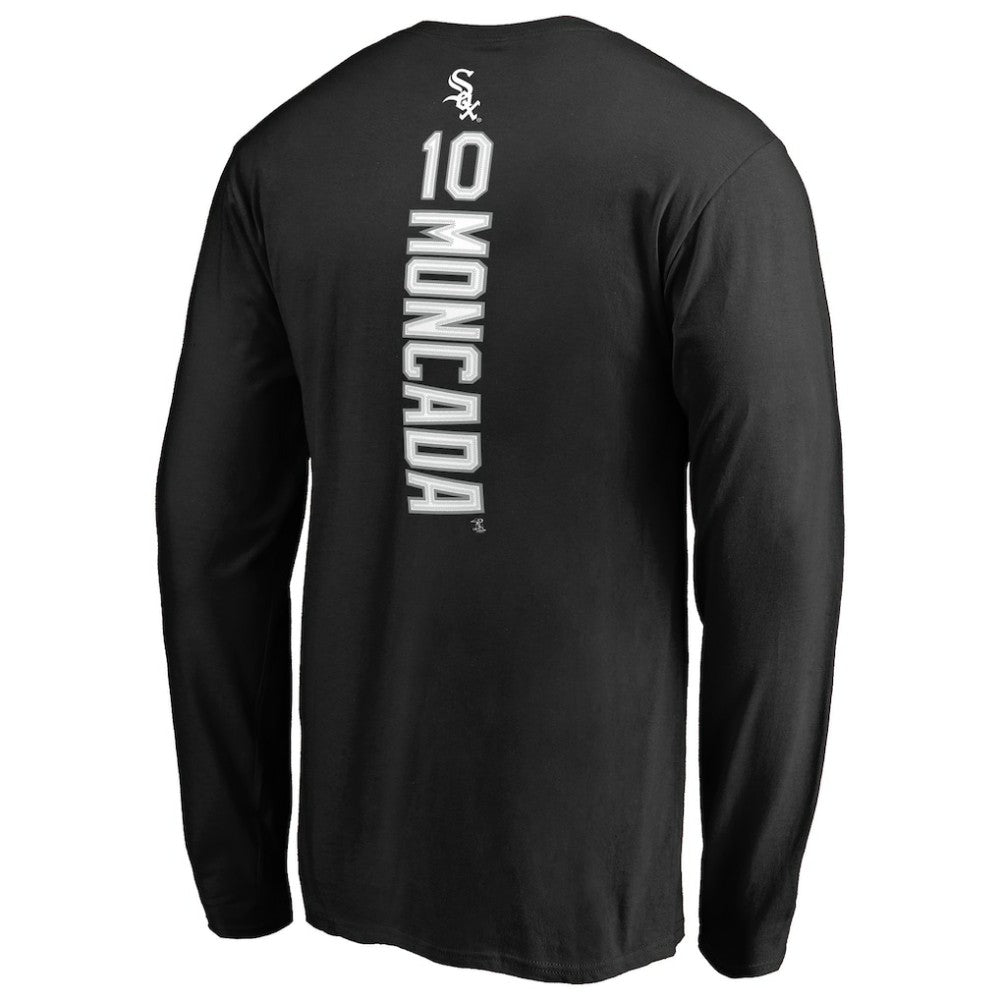 Yoan Moncada Chicago White Sox Backer Long Sleeve T-Shirt | MLB On Sale