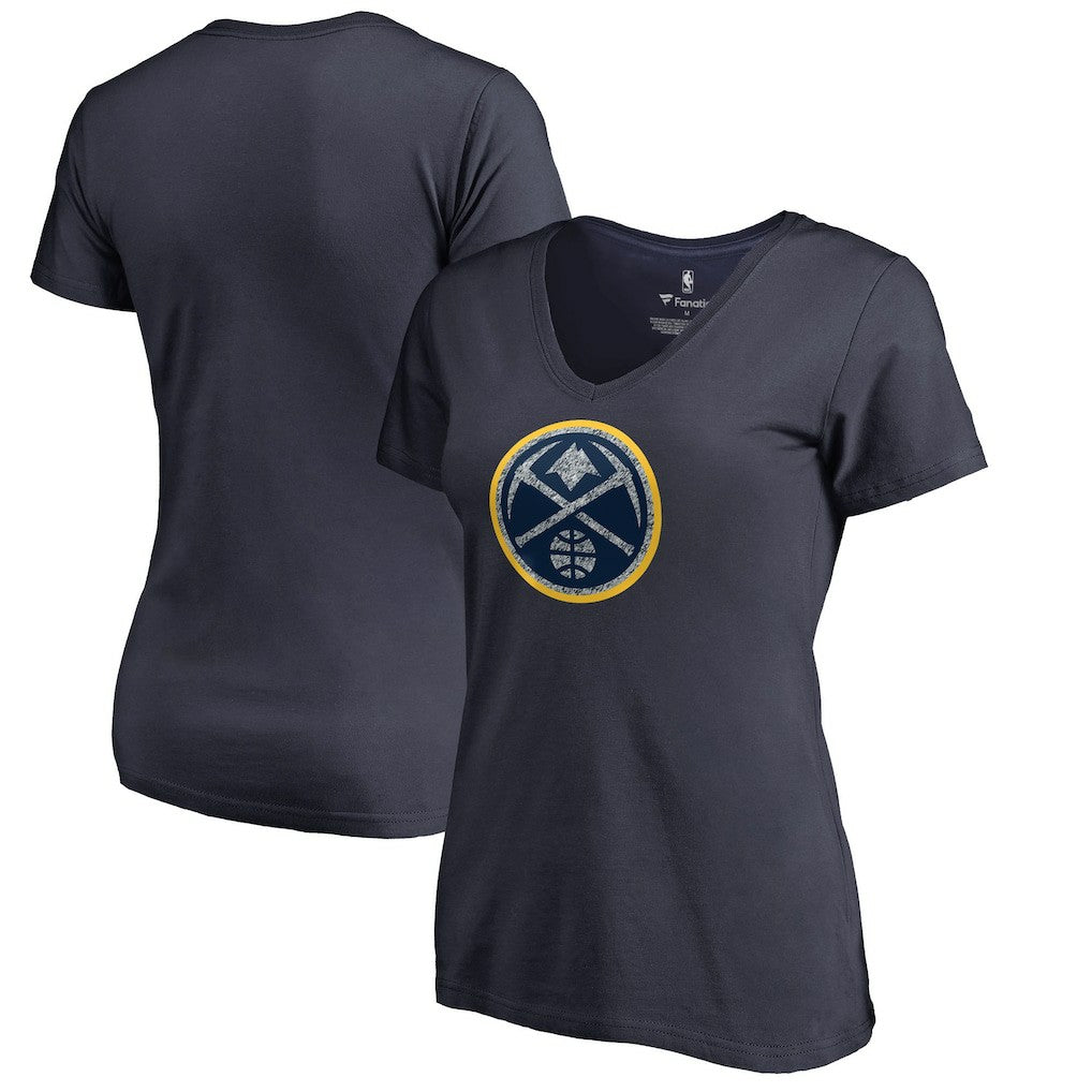 Denver Nuggets Women's Static Logo V-Neck T-Shirt sale Discount