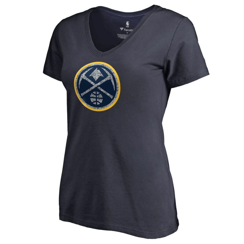 Denver Nuggets Women's Static Logo V-Neck T-Shirt sale Discount