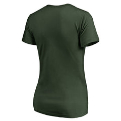 Milwaukee Bucks Women's Static Logo V-Neck T-Shirt Discount