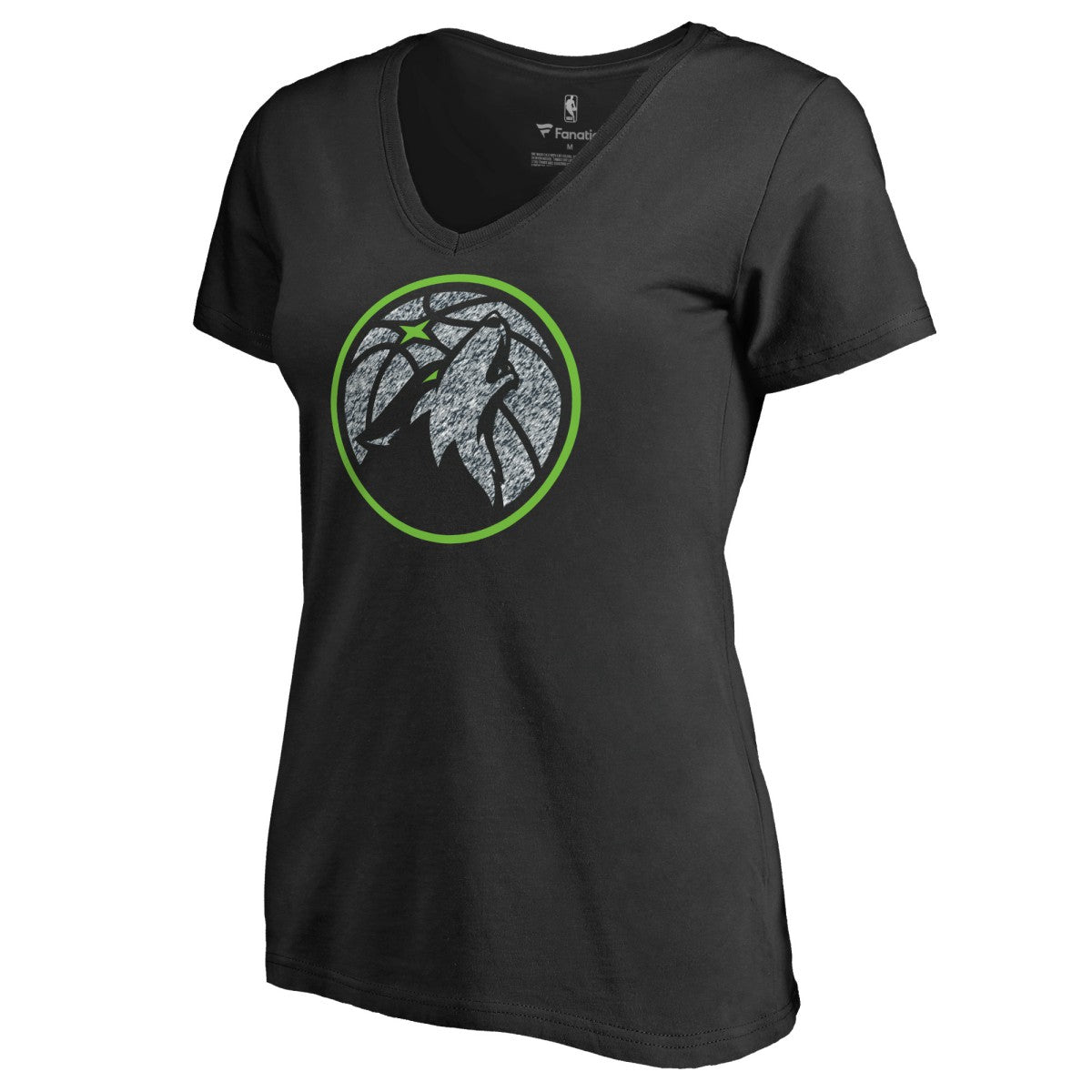 Minnesota Timberwolves Women's Static Logo V-Neck T-Shirt Outlet