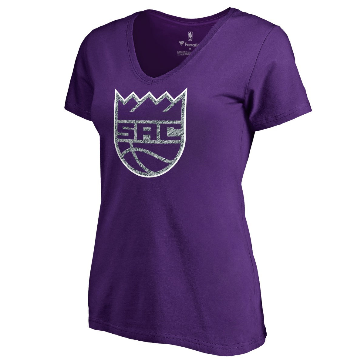 Sacramento Kings Women's Static Logo V-Neck T-Shirt On Sale