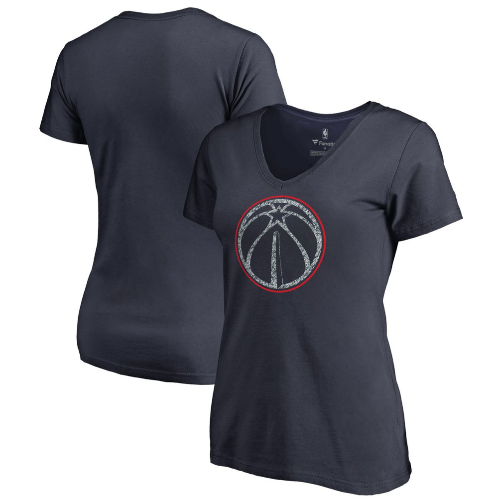 Washington Wizards Women's Static Logo V-Neck T-Shirt Outlet