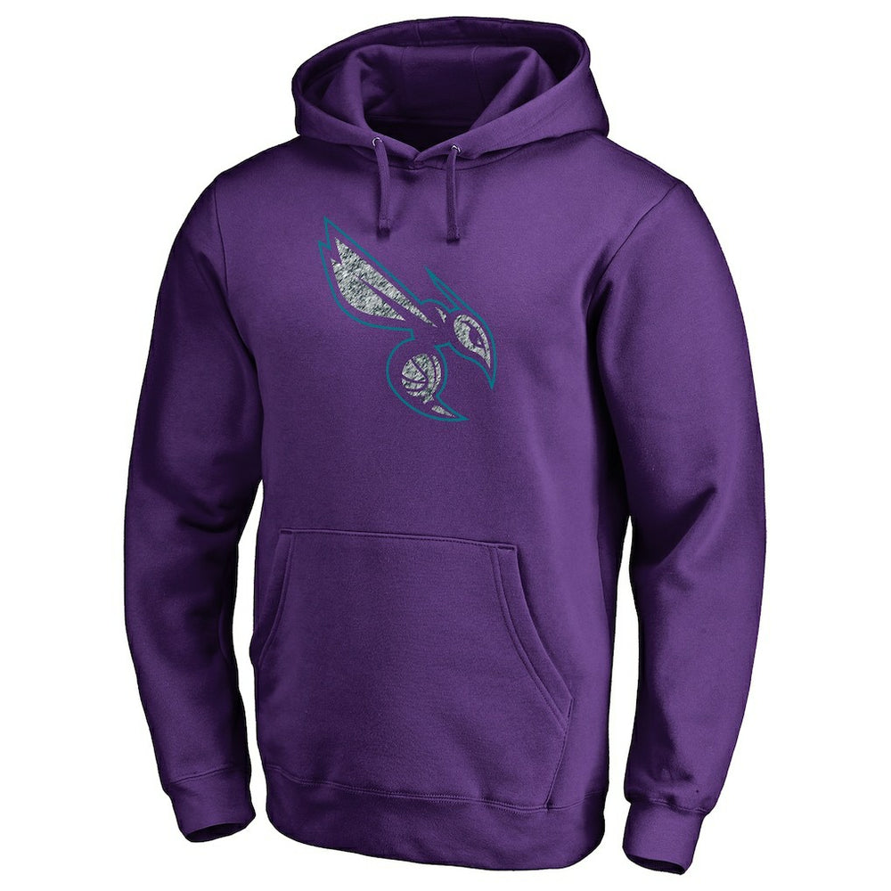 Charlotte Hornets Static Logo Pullover Hoodie On Sale