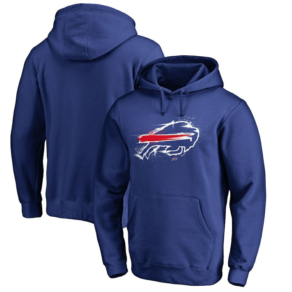 Buffalo Bills  Splatter Logo Pullover Hoodie