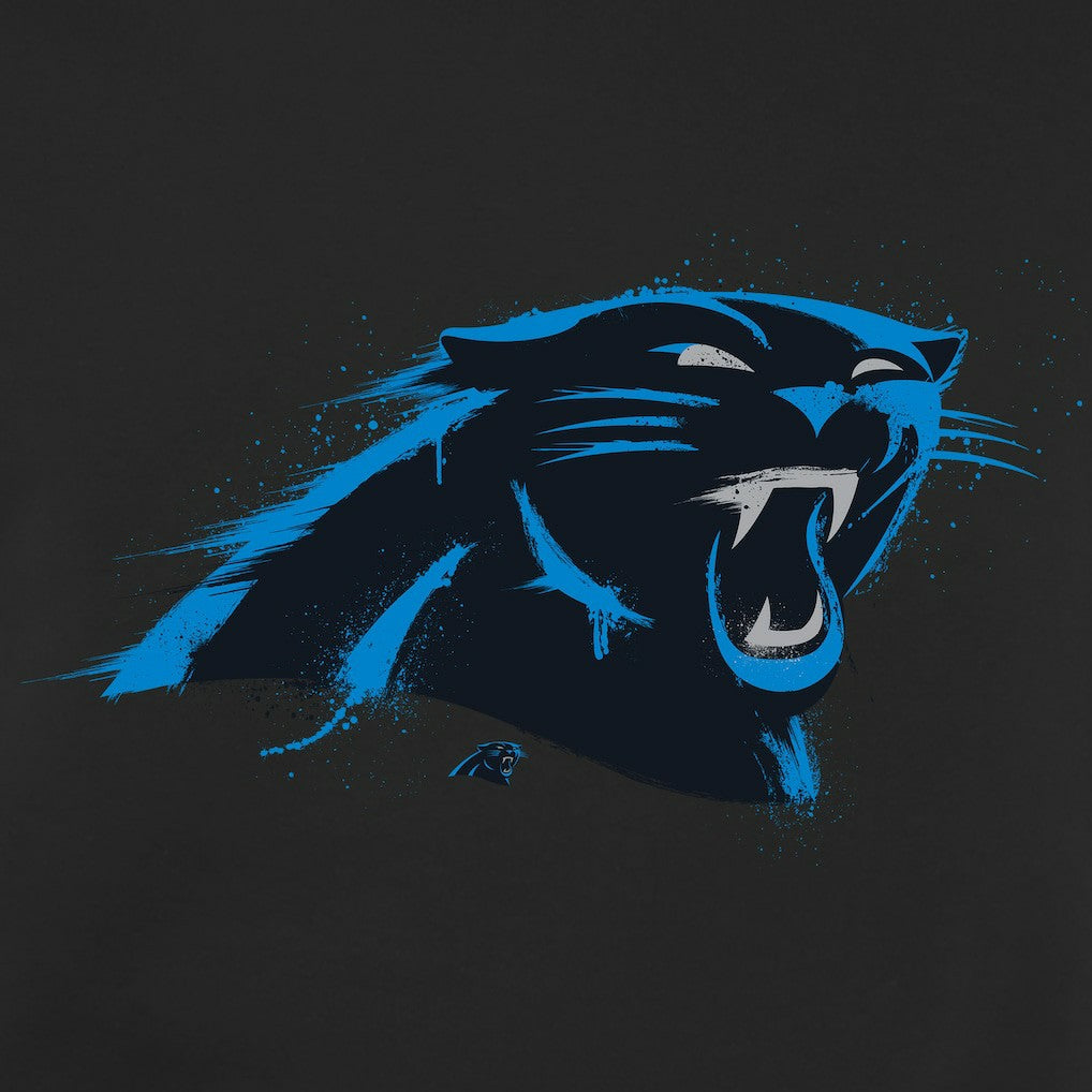Carolina Panthers  Splatter Logo Pullover Hoodie
