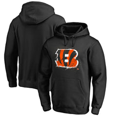 Cincinnati Bengals  Splatter Logo Pullover Hoodie