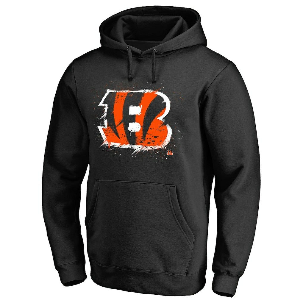 Cincinnati Bengals  Splatter Logo Pullover Hoodie
