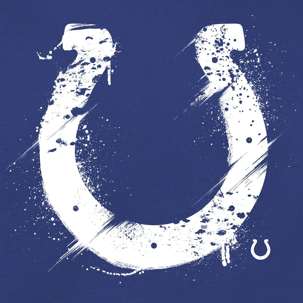 Indianapolis Colts  Splatter Logo Pullover Hoodie