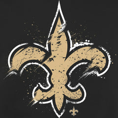 New Orleans Saints  Splatter Logo Pullover Hoodie
