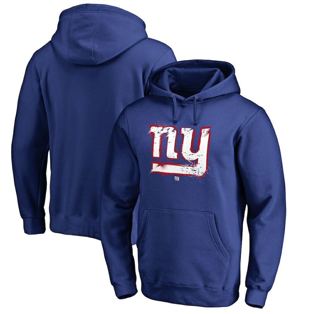 New York Giants  Splatter Logo Pullover Hoodie