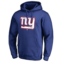 New York Giants  Splatter Logo Pullover Hoodie