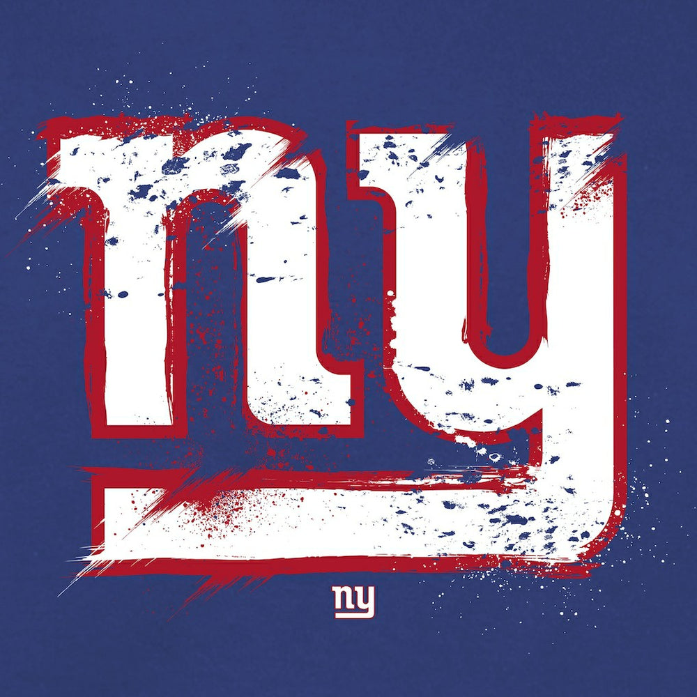 New York Giants  Splatter Logo Pullover Hoodie