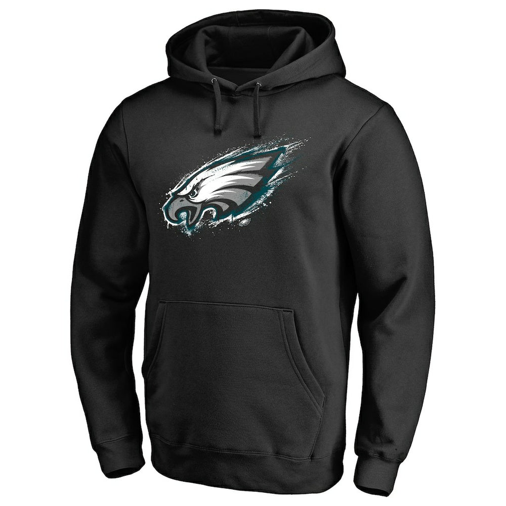 Philadelphia Eagles  Splatter Logo Pullover Hoodie