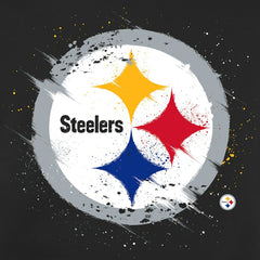 Pittsburgh Steelers  Splatter Logo Pullover Hoodie
