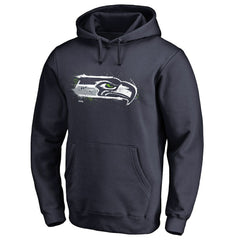 Seattle Seahawks  Splatter Logo Pullover Hoodie