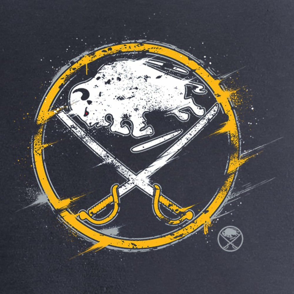 Buffalo Sabres Women's Splatter Logo V-Neck T-Shirt Online