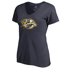 Nashville Predators Women's Splatter Logo V-Neck T-Shirt Online