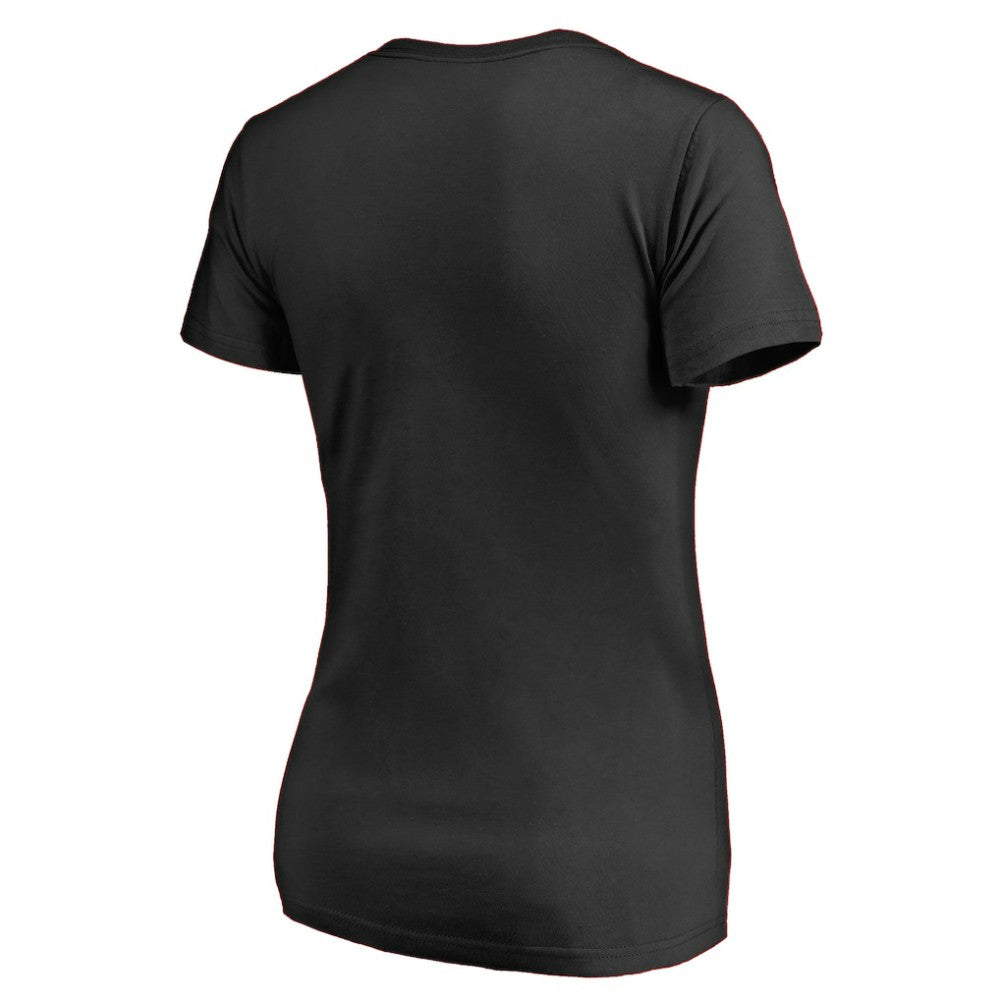 New Jersey Devils Women's Splatter Logo V-Neck T-Shirt Online