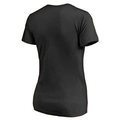 Philadelphia Flyers Women's Splatter Logo V-Neck T-Shirt For Sale